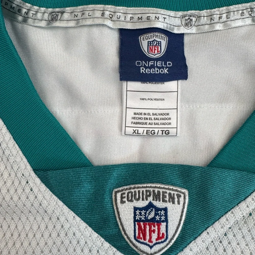 Reebok Miami Dolphins Joey Porter #55 NFL Away White Jersey Adult XL - Picture 4 of 8